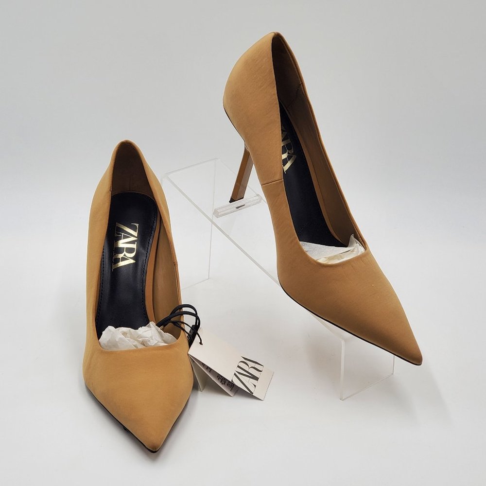 Zara Fabric Stilettos - NWT - Picture 3 of 16